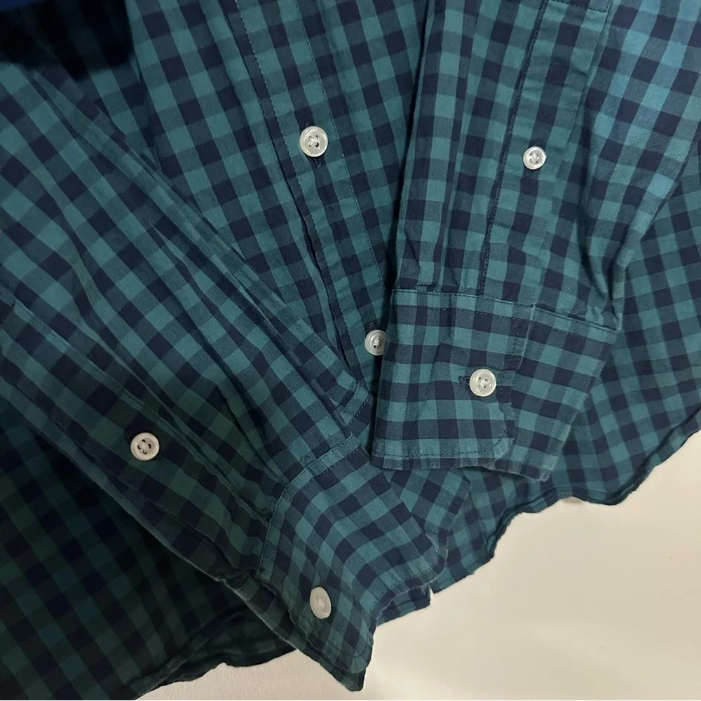 Lot‎ of 2 J.Crew Flex Washed Button Down Shirt Long Sleeve Men’s Sz Large